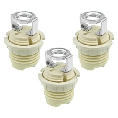Immagine di EMSea 3 portalampada G9 con staffa filettata in ceramica alogena anello lampadina per lampade alogene LED CFL
