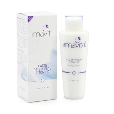 Immagine di Latte Detergente e Tonico 150ml Amavital Essential