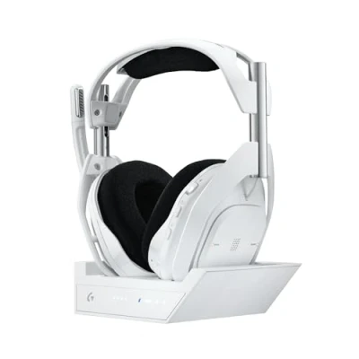 Immagine di Logitech G Astro A50 X Cuffia con microfono gaming wireless LIGHTSPEED + base di ricarica, PRO GRAPHENE, PLAYSYNC su Xbox Series XS, PS5, PC/Mac, Bluetooth, Passthru HDMI 2.1, Blanco