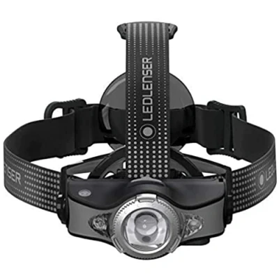 Immagine di Ledlenser MH11 Torcia frontale LED da outdoor, grigia, ricaricabile con batteria, 1000 lumen, comandabile/personalizzabile tramite app, autonomia fino a 100 ore, luce rossa/verde/blu, Optisense
