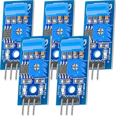 Immagine di AZDelivery 5 x SW420 Modulo Vibration Shaker Sensore di vibrazione compatibile con Arduino incluso un E Book!