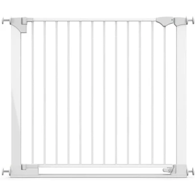 Immagine di Safetots Cancelletto SafeStep, Bianco, 96cm 103cm, Passaggio Extra Basso, Apertura Larga di 81cm, Largo per Scale, Corridoi e Porte, Bambini Neonati