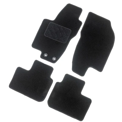 Immagine di AutoStyle Set tappetino Tessile anteriore e posteriore 4 nero TM TO567