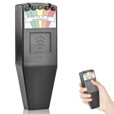 Immagine di Misuratori EMF, K2 misuratore di apparecchiature paranormali, campi elettromagnetici, rilevatore radiazioni digitale, portatile, per ufficio, casa, caccia ai fantasmi