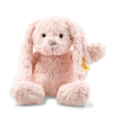 Immagine di Steiff Tilda Coniglio 30 cm con orecchie di Peluche per bambini Soft Cuddly Friends mobile e lavabile, rosa (080623)