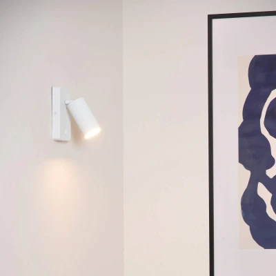 Immagine di Lucide Applique Clubs, 1 luce, bianco