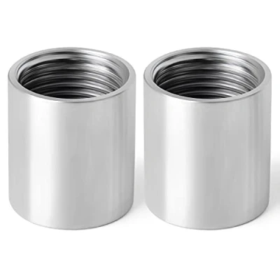 Immagine di ERGAOBOY 2 connettori diritti in acciaio inossidabile 304, raccordi per tubi da 1/2 &quot;femmina a 1/2&quot; femmina