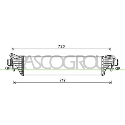 Immagine di PRASCO OP036N001 Intercooler con giunti rapidi OPEL: Corsa E Hatchback