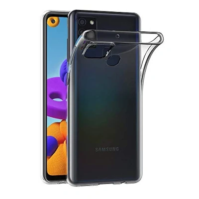 Immagine di AICEK Cover Compatible Samsung Galaxy A21s, A21s Silicone Case Molle di TPU Trasparente Sottile Custodia per (6.5 Pollici)