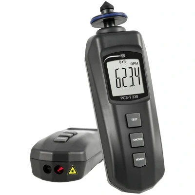 Immagine di PCE Instruments T 238 Tachimetro 0.5 19999 giri/min 5 99999