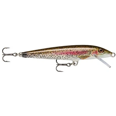 Immagine di Rapala Esca da Pesca Artificiale Spinning Original Floater di Simulazione per in Acqua Dolce Legno Balsa Prof. Nuoto 0.9 1.5m 5cm/3g Prodotta Estonia Live Rainbow Trout