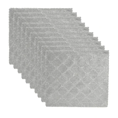 Immagine di Strofinacci in Filo Metallico Antigraffio, Stracci Multiuso Metallico, 12 Pz per la Cucina, Panni Pulizia Lavabili e Riutilizzabili
