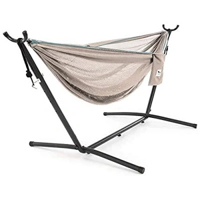 Immagine di Vivere Amaca in rete con supporto (250 cm) Sand/Sky