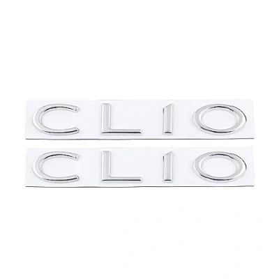 Immagine di Clio Emblem Adesivo per portellone posteriore dell&#039;auto, colore: argento