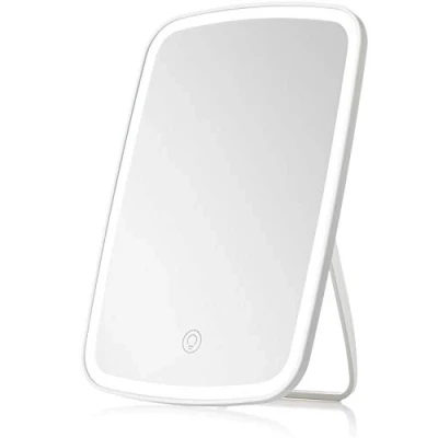 Immagine di NEZZOE Specchio da trucco Touch Screen Illuminato con LED Luminosità Portatile Regolabile USB Ricaricabile