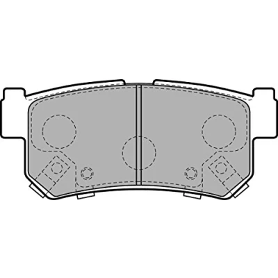 Immagine di DELPHI LP2127 Kit pastiglie freno con segnalatore acustico usura lamierino anticigolío senza accessori SSANGYONG: Rexton / 2, Kyron