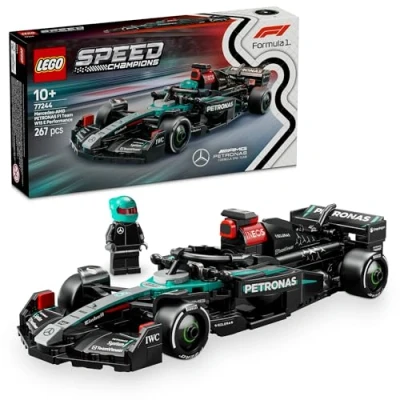 Immagine di LEGO Speed Champions Auto da Corsa Mercedes AMG PETRONAS F1 W 15 Macchina Giocattolo Collezione con Minifigure del Pilota, Modello per Bambini 10 Anni o Adulti Fan della Formula 1 77244
