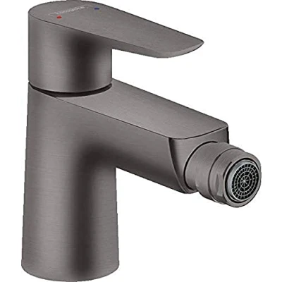 Immagine di hansgrohe Talis E Miscelatore monocomando bidet con saltarello, cromo nero satinato, 71720340