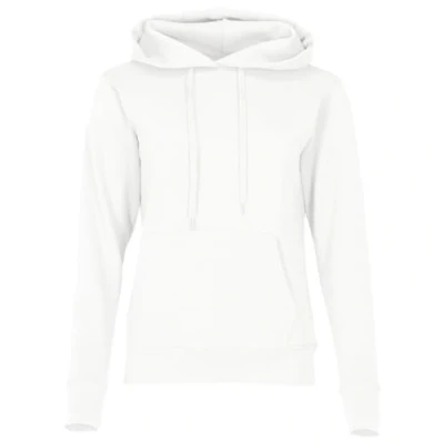 Immagine di Fruit of the Loom Felpa con cappuccio da donna Classic + sacchetto in tessuto MyShirt, bianco, XS