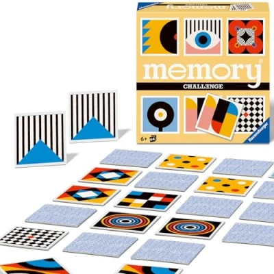 Immagine di Ravensburger Memory Challenge, 64 Tessere, Gioco Da Tavolo, 3+ Anni