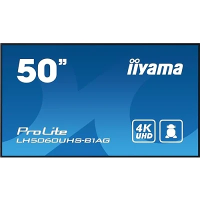 Immagine di Iiyama LCD 4K UHD IPS Display Digital Signage ERP: G (A G) 125.7 cm (49.5 pollici) 3840 x 2160 Pixel 24/7 Funzione anti burn in, di riproduzione dei