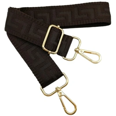 Immagine di Tracolla Regolabile Colorata per Borse Donna Curry Scuro, 80 130cm Cinghia della Borsa con Gold Moschettone, Durevole Crossbody Borsa, Chitarra, Moderne Accessori, 3.8cm, 1324