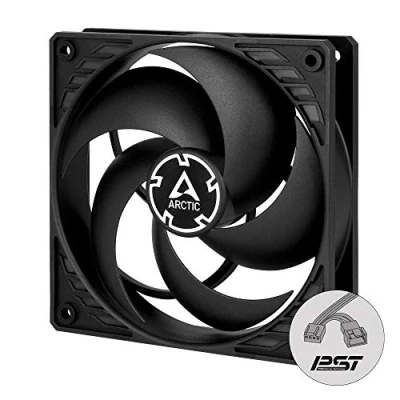 Immagine di Arctic P12 PWM PST CO Ventola per PC case Nero (L x A P) 120 25 mm