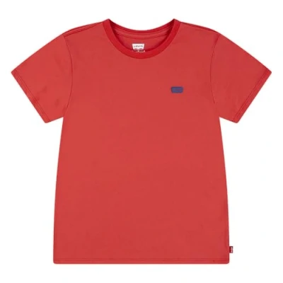 Immagine di Levi&#039;s Batwing Chest HIT TEE Tshirt basic per bambini, Taglia: 140, Hibiscus