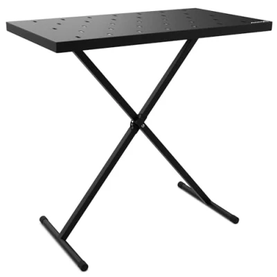 Immagine di Audibax Onyx 200 Supporto Multifunzione per Pianoforte o Tastiera, Controller Midi, Mixer DJ Percussioni Tavolo Laptop e Sintetizzatori Rack Altezza Regolabile