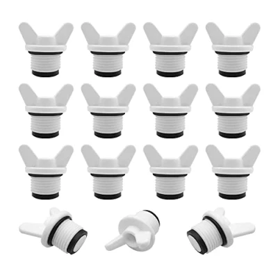 Immagine di HLIWS 15 Pezzi 1/2&quot; Tappo Filettato maschio con rondelle,Tappo a vite esagonale raccordo filettato,per lavatrice,lavastoviglie,strumento per rubinetti,impianto idraulico