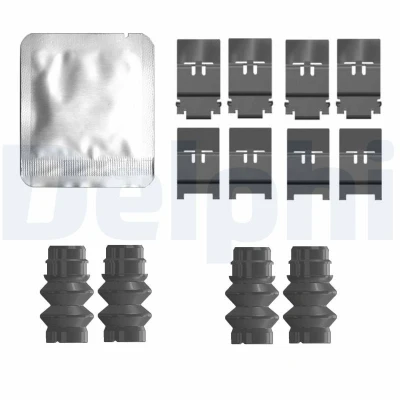 Immagine di DELPHI LX0803 Kit accessori, Pastiglia freno FORD: Ranger Mk3