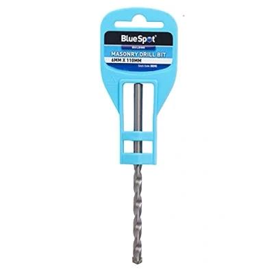 Immagine di Blue Spot Tools 20240 Punta da trapano per muratura, 6 mm x 110 mm, colore: Argento