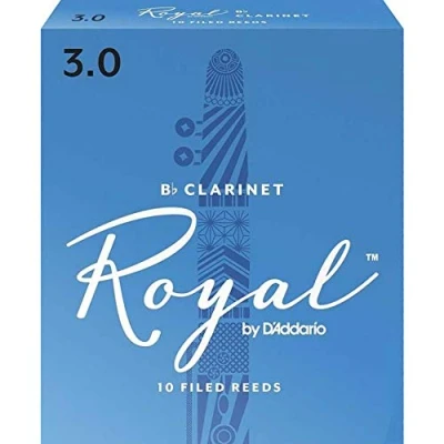 Immagine di Confezione da 10 ance Rico Royal per clarinetto soprano in SI bemolle, durezza 3,0