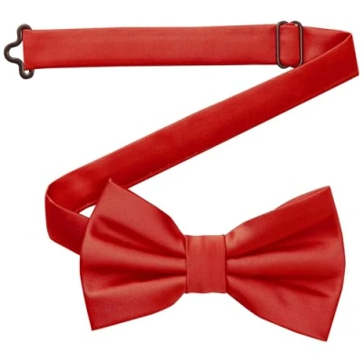 Immagine di DonDon papillon uomo fatto a mano in seta 12 x 6 cm Rosso