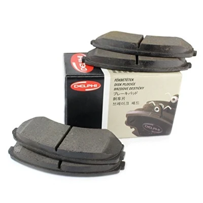 Immagine di DELPHI LP1965 Kit pastiglie freno Non predisposto per contatto segnalazione usura con lamierino anticigolío accessori FIAT: Grande Punto Hatchback