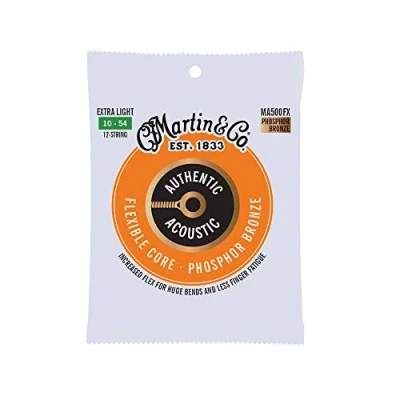 Immagine di Martin &amp; CO. MA500FX AUTHENTIC FLEXIBLE CORE EXTRA LIGHT PHOSPHOR BRONZE