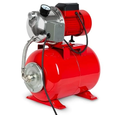 Immagine di EBERTH Autoclave per Acqua Casa 3600L/h, Pressione di mandata 5bar, 750Watt, Pompa con Pressostato Funzionamento Automatico, autoadescante, altezza aspirazione 9m, 40m