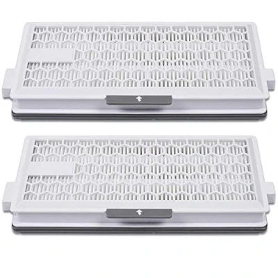 Immagine di 2 filtri HEPA Airclean Plus 50 per Miele Complete C3 Powerline, S8340 Filtro aspirapolvere Air Clean SF HA C2 Compact C1 pezzi di ricambio KEEPOW