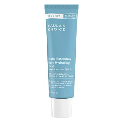 Immagine di Paula&#039;s Choice RESIST Anti Aging Crema Giorno SPF 50 Viso Idratante Combate Imperfezioni e Punti Neri Protezione Solare con Avobenzone Finish Opaco Pelli Miste o Grasse 60 ml