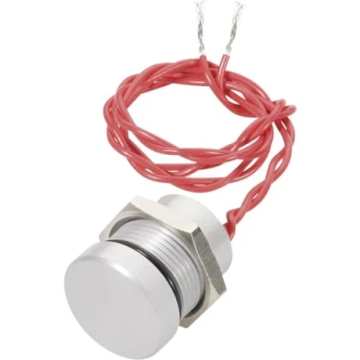 Immagine di APEM PBAR2AF0000 Interruttore piezoelettrico 24 V DC/AC 0.2 A 1x Off / (On) Momentaneo IP69K 1 pz.