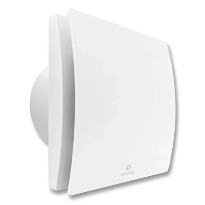 Immagine di QD120HTBB di Aerauliqa Aspiratore assiale diam.119mm 14W 140m3/h cod. 003143 con controllo umidità e timer