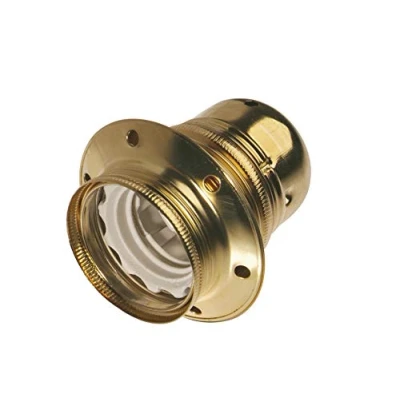 Immagine di Poly Pool PP3466X portalampada ottone E27 ghiera