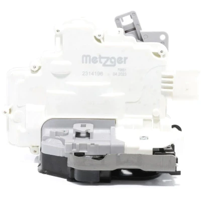 Immagine di METZGER 2314183 Serratura senza bloccaggio doppio, con controllo genitori ad azionamento manuale posteriore Sx AUDI: A3 Sportback, A6 C6 Avant