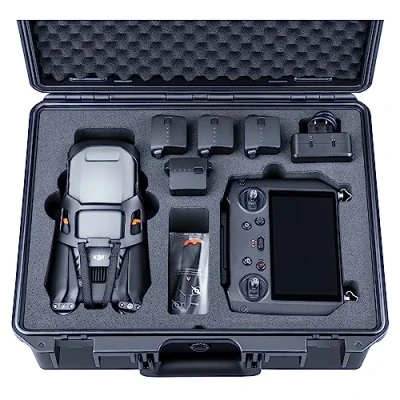 Immagine di Lykus Titan M350 Custodia/Case/Valigia impermeabile per DJI Mavic 3 Pro/Classic, RC Pro e Simultaneamente, Supporta il cordino [SOLO CUSTODIA]