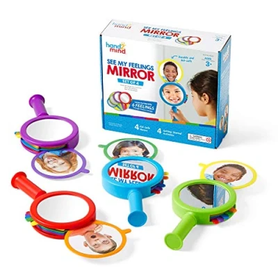 Immagine di Learning Resources Specchio Guarda le tue emozioni, set da 4