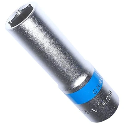 Immagine di Aerzetix Chiave a bussola Lunga Profonda Presa esagonale 14mm 1/2&quot; CrV C2244