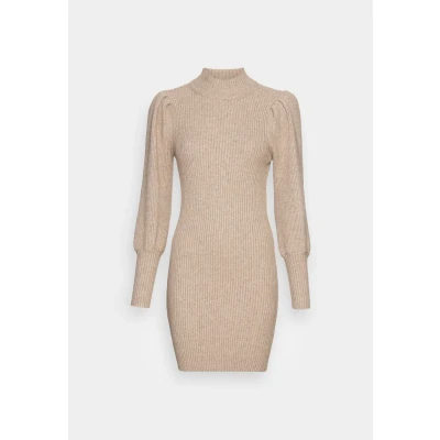 Immagine di ONLY Katia L S NOOS Abito in maglia, Donna, Taglia: XL, Mocha meringue