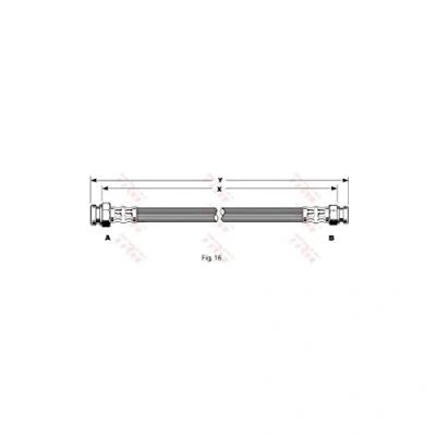 Immagine di TRW PHA322 Tubi Freno 317 M10x1