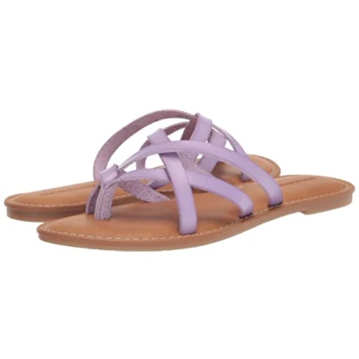 Immagine di Amazon Essentials Sandalo Slide Basso con Cinturino Donna, Lavanda, 40 EU Larga