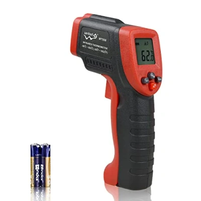 Immagine di Wintact Termometro Infrarossi 50℃ a 550 ℃, Pistola Temperatura Digitale Laser Regolabile per Cucina/Forno Pizza/Alimenti/Liquidi/BBQ/Cibo/Olio
